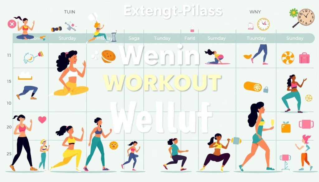 weekly workout plan for women